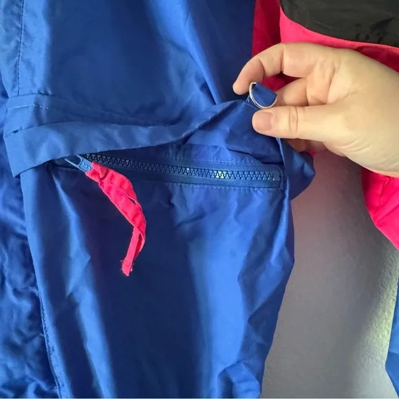 Vintage Columbia Sportswear Nylon Outerwear Large Radial Sleeve Windbreaker Ski - Picture 4 of 16